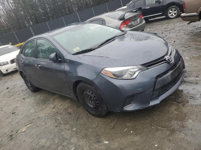 5YFBURHE7FP284680 - 2015 TOYOTA COROLLA L GRAY photo 4