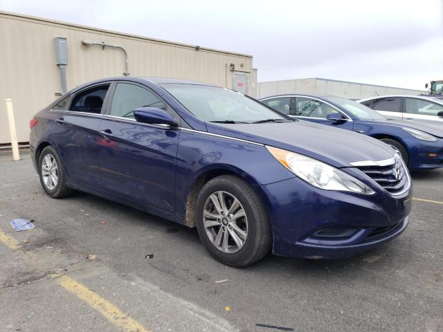 5NPEB4AC9CH474553 - 2012 HYUNDAI SONATA GLS BLUE photo 4