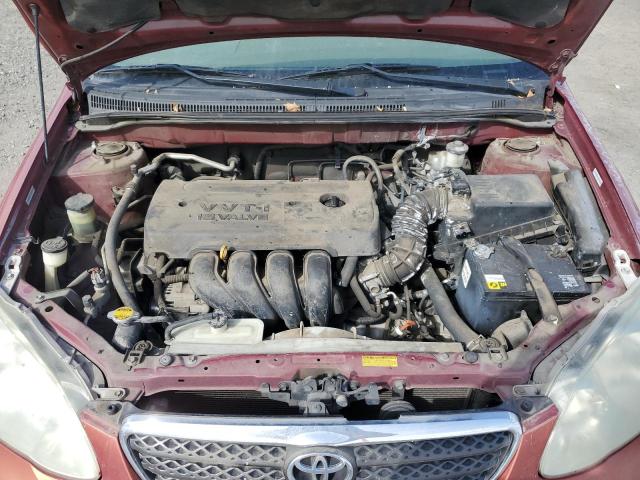 1NXBR32E16Z652941 - 2006 TOYOTA COROLLA CE RED photo 11