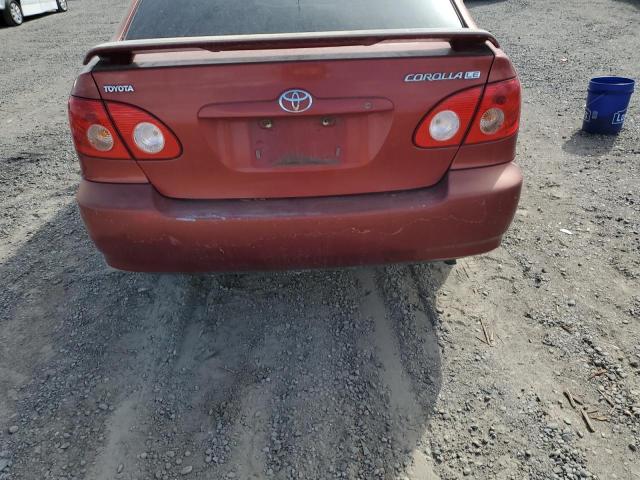 1NXBR32E16Z652941 - 2006 TOYOTA COROLLA CE RED photo 6