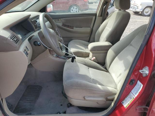 1NXBR32E16Z652941 - 2006 TOYOTA COROLLA CE RED photo 7