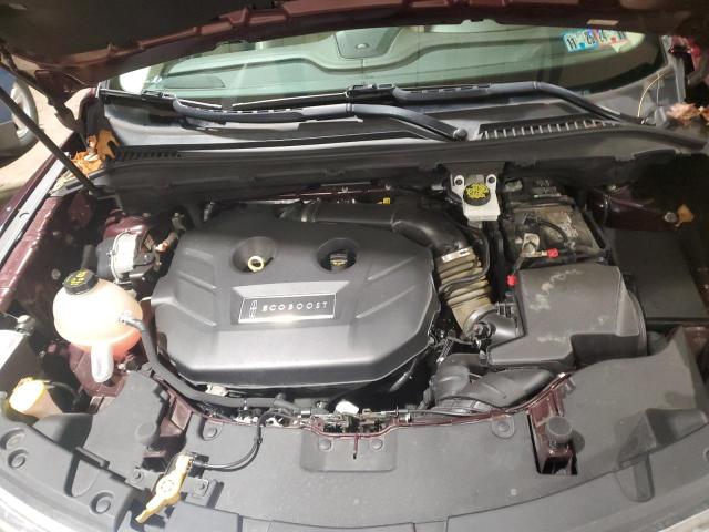 5LMCJ2D90HUL35299 - 2017 LINCOLN MKC SELECT Բորդո լուսանկար 12