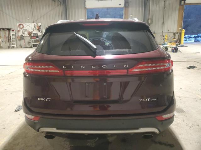 5LMCJ2D90HUL35299 - 2017 LINCOLN MKC SELECT Բորդո լուսանկար 6