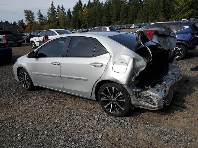 2T1BURHE1HC859827 - 2017 TOYOTA COROLLA L SILVER photo 2