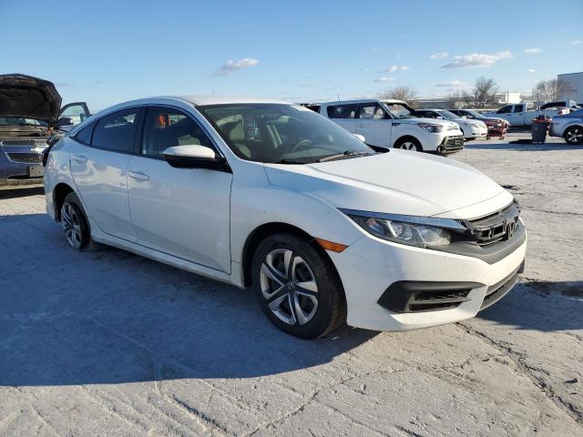 2HGFC2F57JH504978 - 2018 HONDA CIVIC LX WHITE photo 4