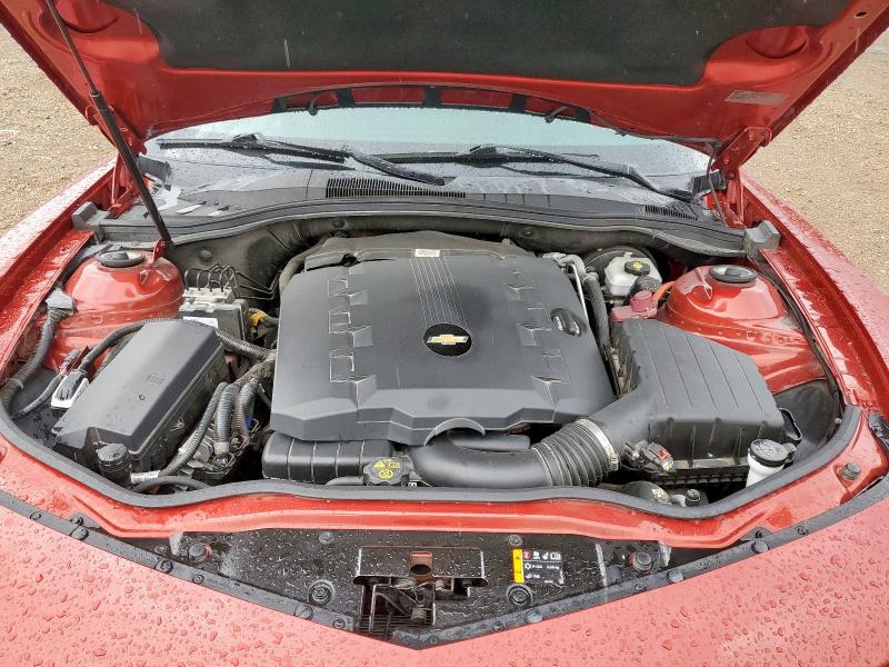 2G1FD1E34F9104263 - 2015 CHEVROLET CAMARO LT მუქწითელი ფოტო 11
