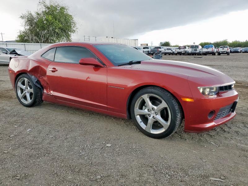 2G1FD1E34F9104263 - 2015 CHEVROLET CAMARO LT მუქწითელი ფოტო 4