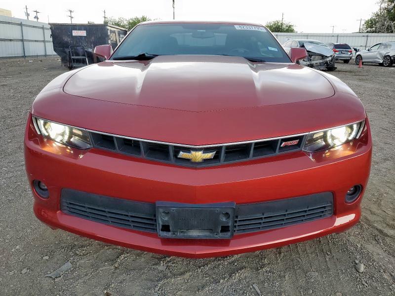 2G1FD1E34F9104263 - 2015 CHEVROLET CAMARO LT მუქწითელი ფოტო 5