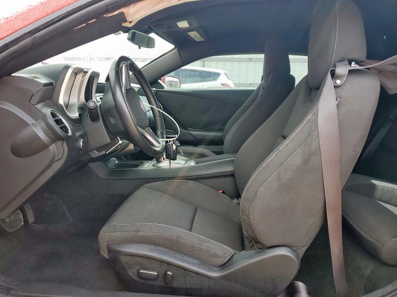 2G1FD1E34F9104263 - 2015 CHEVROLET CAMARO LT მუქწითელი ფოტო 7