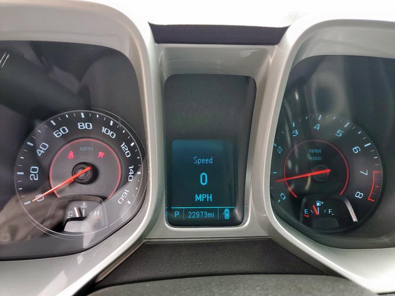 2G1FD1E34F9104263 - 2015 CHEVROLET CAMARO LT მუქწითელი ფოტო 9