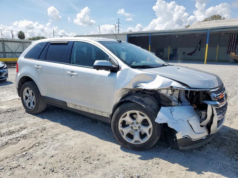 2FMDK3JC0DBB54858 - 2013 FORD EDGE SEL Արծաթագույն լուսանկար 4