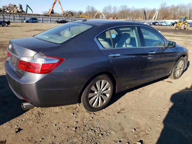 1HGCR3F90EA024487 - 2014 HONDA ACCORD TOURING GRAY photo 3