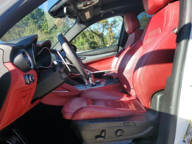 ZASFAKNN2J7C02250 - 2018 ALFA ROMEO STELVIO TI SPORT WHITE photo 7