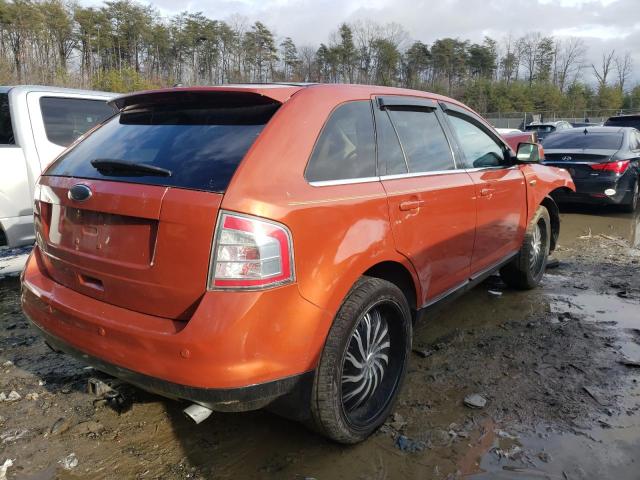 2FMDK49CX8BA43430 - 2008 FORD EDGE LIMITED ORANGE photo 3