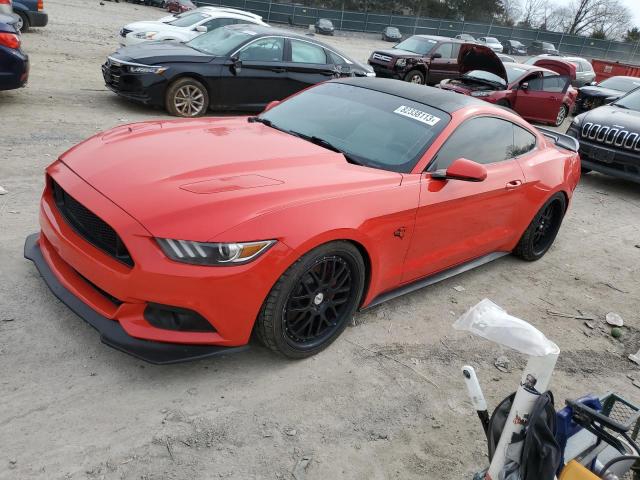 1FA6P8CF2F5304825 - 2015 FORD MUSTANG GT RED photo 1