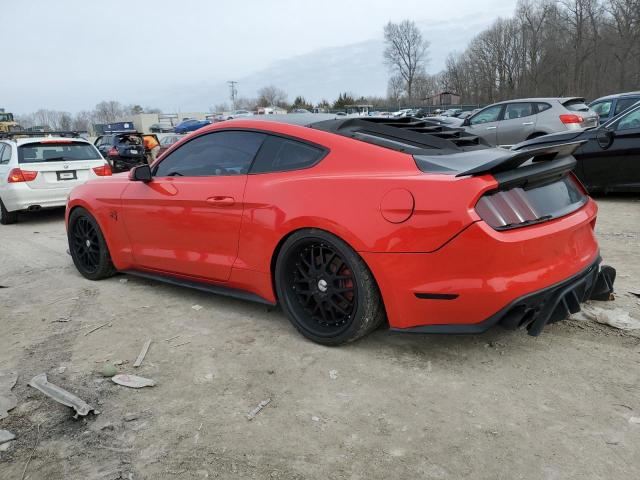 1FA6P8CF2F5304825 - 2015 FORD MUSTANG GT RED photo 2