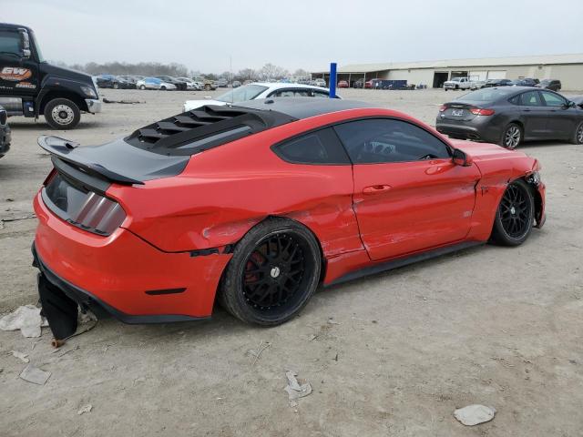 1FA6P8CF2F5304825 - 2015 FORD MUSTANG GT RED photo 3