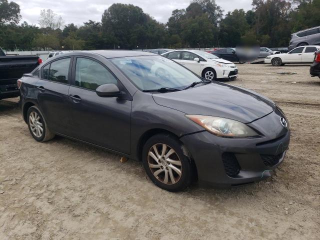 JM1BL1V89C1565883 - 2012 MAZDA 3 I ნაცრისფერი ფოტო 4