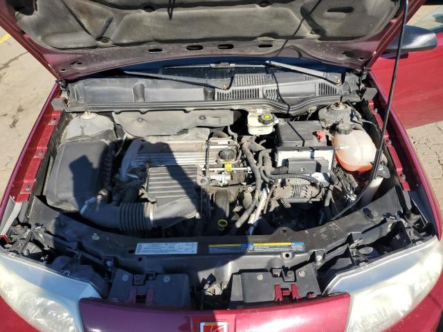 1G8AJ52F14Z193898 - 2004 SATURN ION LEVEL 2 RED photo 11