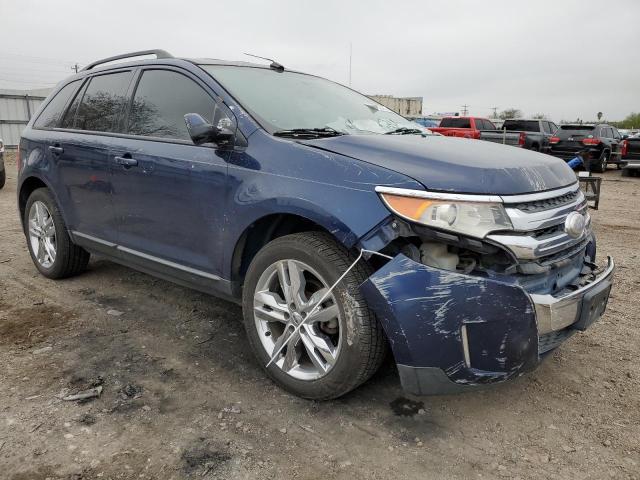 2FMDK3JC7CBA45733 - 2012 FORD EDGE SEL BLUE photo 4