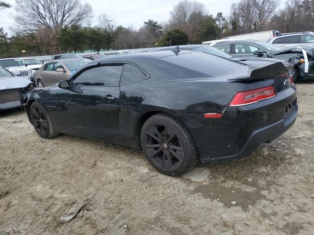 2G1FD1E34F9310926 - 2015 CHEVROLET CAMARO LT BLACK photo 2