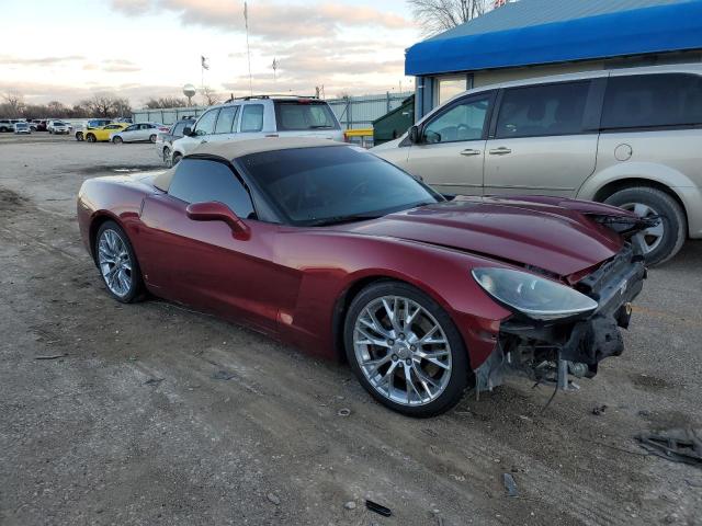 1G1YY36U475104925 - 2007 CHEVROLET CORVETTE MAROON photo 4