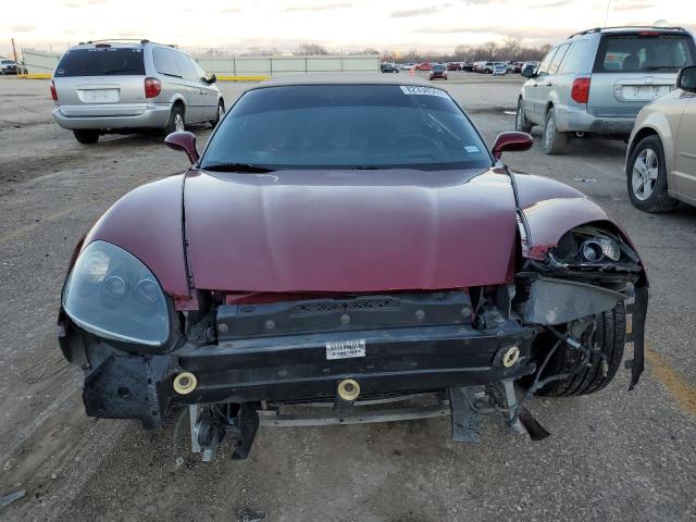 1G1YY36U475104925 - 2007 CHEVROLET CORVETTE MAROON photo 5