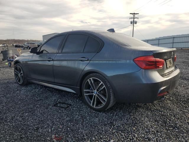 WBA8B7G57JNU95421 - 2018 BMW 340 XI GRAY photo 2