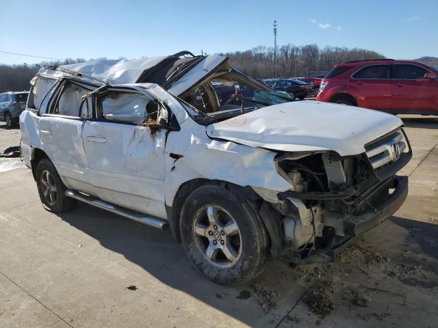 2HKYF18516H518394 - 2006 HONDA PILOT EX WHITE photo 4