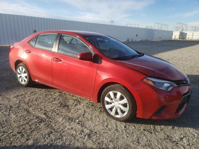 5YFBURHE0GP442486 - 2016 TOYOTA COROLLA L RED photo 4