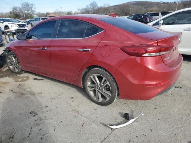 5NPD84LF9HH014706 - 2017 HYUNDAI ELANTRA SE RED photo 2