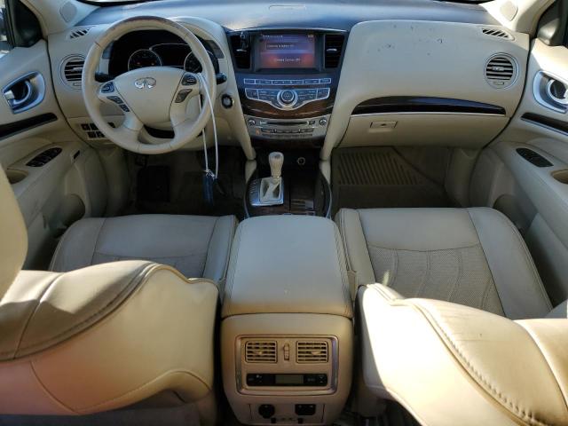 5N1AL0MM7EC529455 - 2014 INFINITI QX60 WHITE photo 8