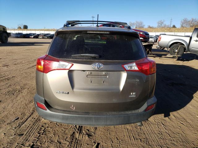 JTMBFREV1E5030148 - 2014 TOYOTA RAV4 LE BROWN photo 6