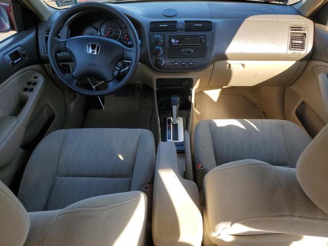 2HGES26744H589203 - 2004 HONDA CIVIC EX MAROON photo 8