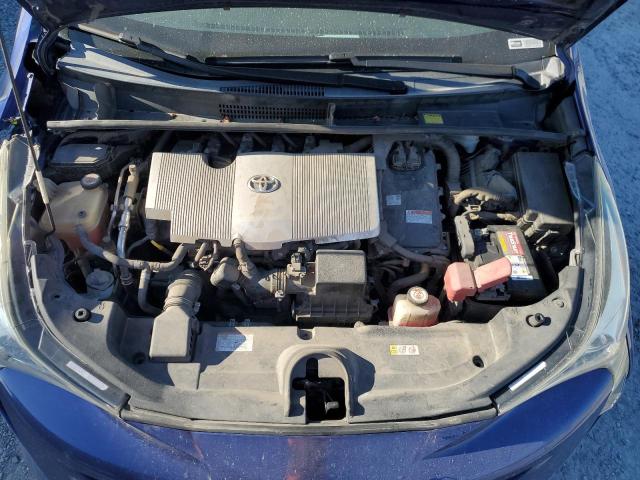 JTDKBRFU3H3567167 - 2017 TOYOTA PRIUS BLUE photo 11