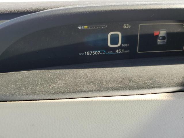 JTDKBRFU3H3567167 - 2017 TOYOTA PRIUS BLUE photo 9