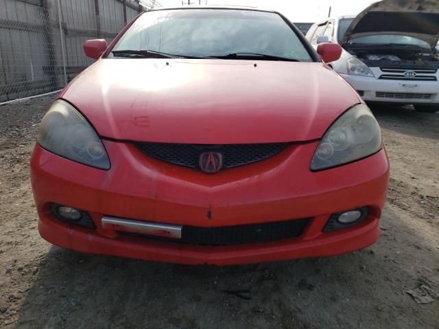 JH4DC54895S007979 - 2005 ACURA RSX RED photo 5
