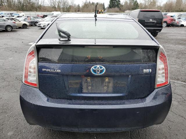 JTDKN3DU3F1923651 - 2015 TOYOTA PRIUS BLUE photo 6