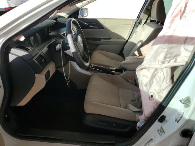 1HGCR2F74EA016143 - 2014 HONDA ACCORD EX WHITE photo 7