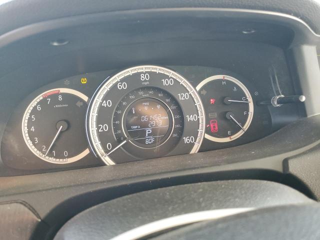 1HGCR2F74EA016143 - 2014 HONDA ACCORD EX WHITE photo 9