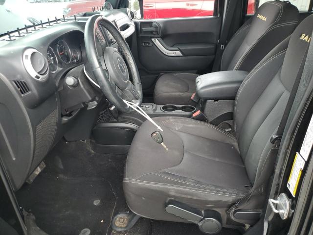 1C4BJWEG6EL262237 - 2014 JEEP WRANGLER U SAHARA 黑色 照片 7