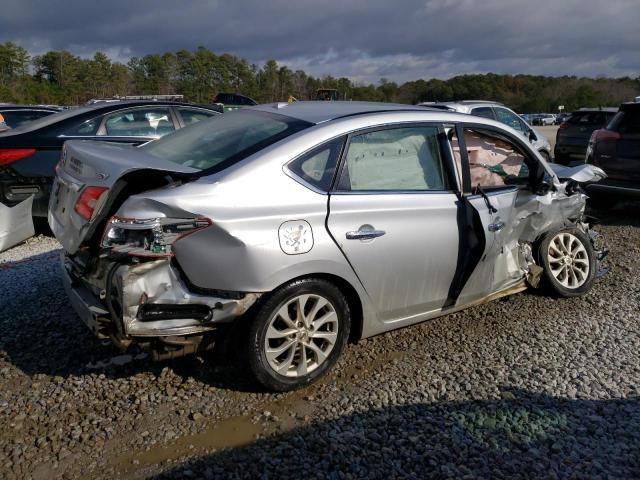 3N1AB7AP4KL611466 - 2019 NISSAN SENTRA S SILVER photo 3