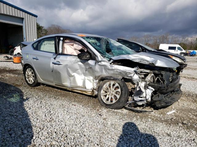 3N1AB7AP4KL611466 - 2019 NISSAN SENTRA S SILVER photo 4