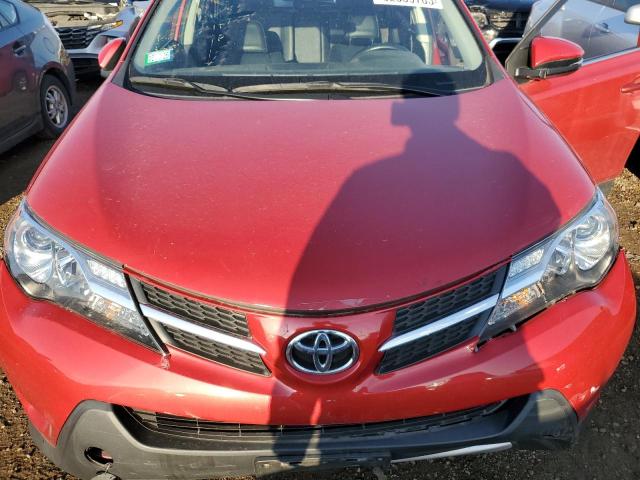 JTMYFREV5DD024805 - 2013 TOYOTA RAV4 LIMITED RED photo 11