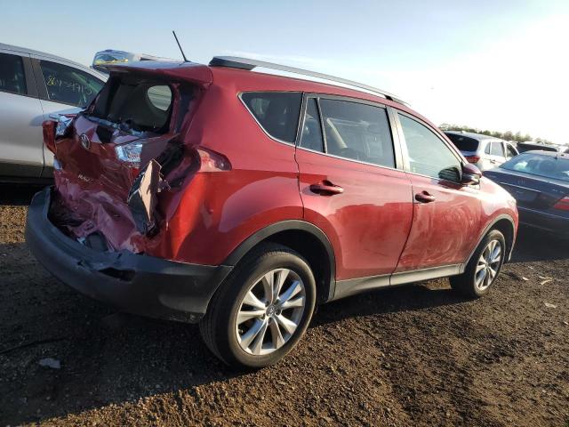 JTMYFREV5DD024805 - 2013 TOYOTA RAV4 LIMITED RED photo 3