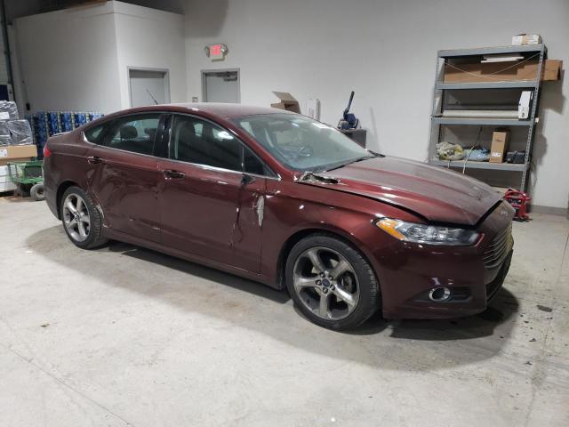 3FA6P0H79FR190502 - 2015 FORD FUSION SE BROWN photo 4