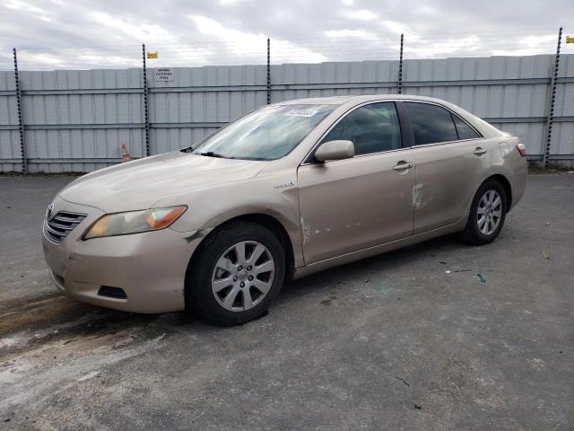 JTNBB46K973034395 - 2007 TOYOTA CAMRY HYBRID TAN photo 1