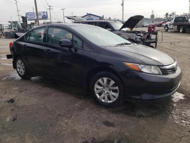 2HGFB2F59CH566338 - 2012 HONDA CIVIC LX BLACK photo 4