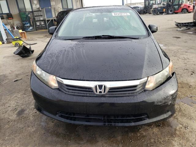 2HGFB2F59CH566338 - 2012 HONDA CIVIC LX BLACK photo 5