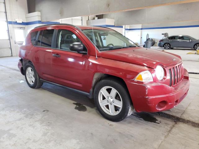 1J8FT47W17D132246 - 2007 JEEP COMPASS წითელი ფოტო 4